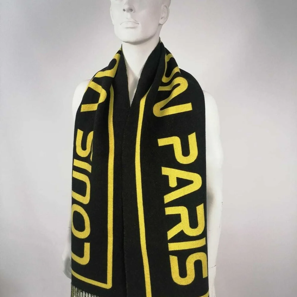 New Authentic Louis Vuitton Wool Cashmere City Gravity Scarf - Picture 2 of 12